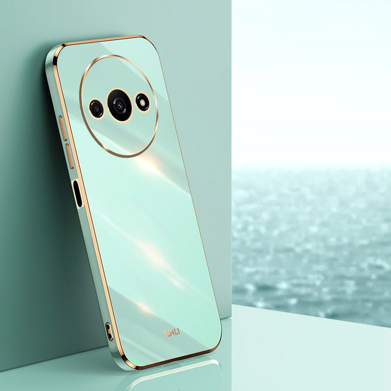 XINLI For Xiaomi Redmi A3 / Poco C61 4G TPU Case Precise Cut-outs Lens Protection Electroplating Phone Cover XINLI For Xiaomi Redmi A3 / Poco C61 4G TPU Case Precise Cut-outs Lens Protection Electroplating Phone Cover